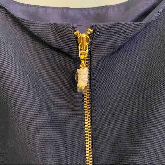 NWT Kate Spade Talitha Midnight Blue Spaghetti Strap Ruffle Hem Dress Si… - Picture 10 of 12